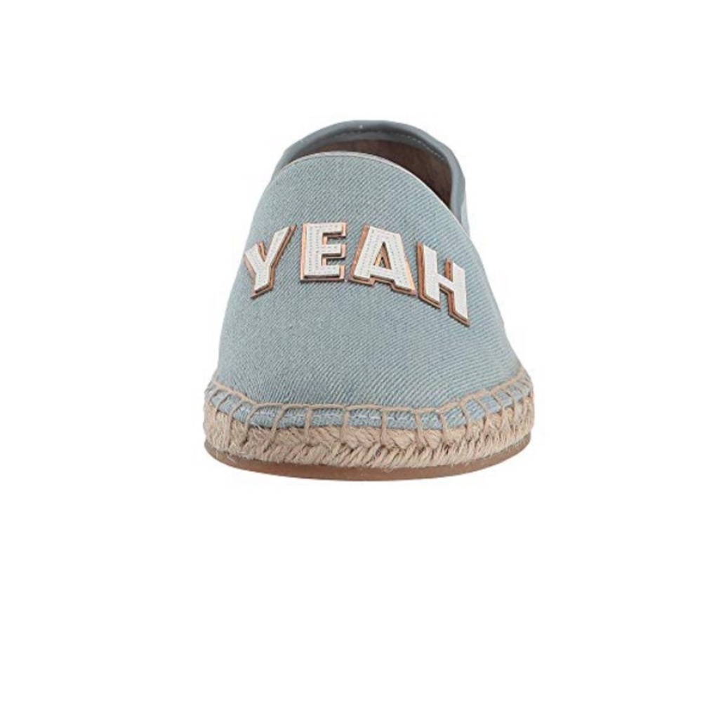 Trendsetter Denim Blue Slip On Espadrille Loafers - Picture 5 of 5